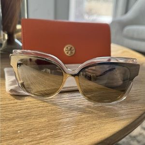 Tory Burch Mirrored Layered Sunglasses